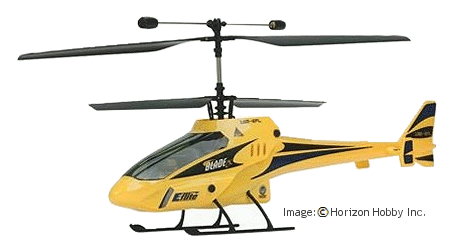 The Blade CX electric rc helicopter