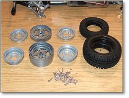 Assembling the wheels