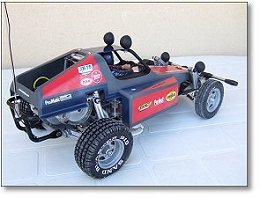 My finished Tamiya Buggy Champ - rear 3/4 view