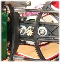 Motor screws on the DF4