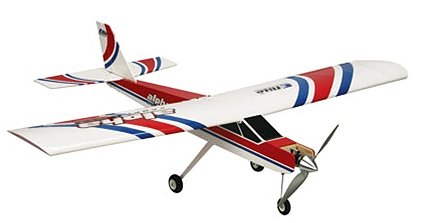 The E-flite Alpha 450 trainer