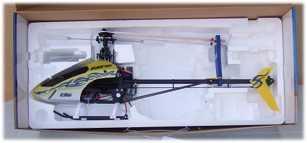 My E-flite Blade 400 in the box