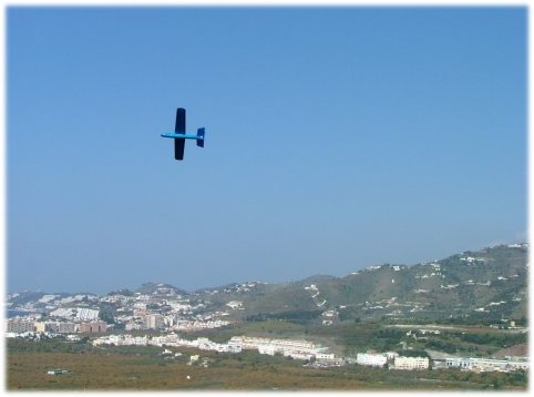 Fly-past for the camera