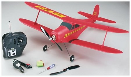 The FlyZone Staggerwing mini rc airplane