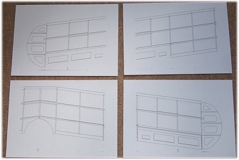 The 4 wing plan print-offs
