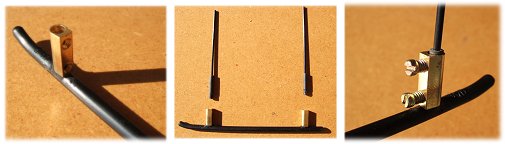 Stages in landing skid repairs