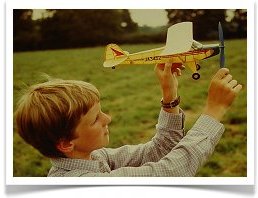 Pete's rubber powered plane