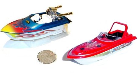 A couple of micro rc boats
