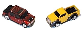 Die cast Hummer and Dodge