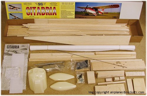 Balsa Wood RC Airplane Kits Plans
