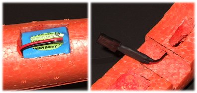 Insert the battery pack