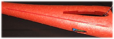 Control rod slot