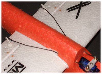 Aileron control rods