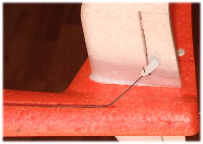 Elevator control rod