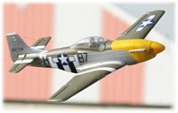 Parkzone P-51 Mustang in action