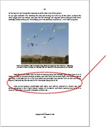 Sample page from the Beginner's Guide to Flying RC Helicopters Sample page from the Guide