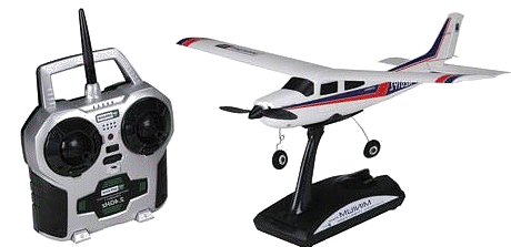 The 2.4GHz tx and Cessna on its stand