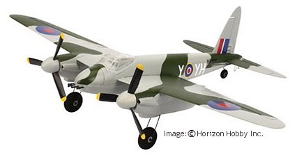 The ParkZone Mosquito Mk.IV BNF Ultra Micro plane