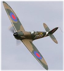 Parkzone Spitfire MKIIB in the air
