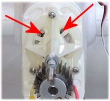 Check the cooling holes for foam