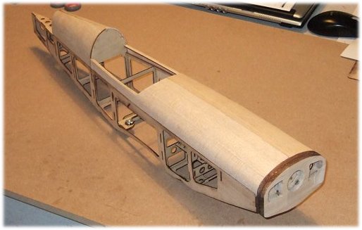 The completed Pitts fuselage