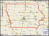Click to open Google Map of Iowa Google Map of Iowa
