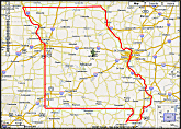 Google Map of Missouri