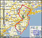 Google Map of New Jersey