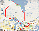 Click to open Google Map of Ontario