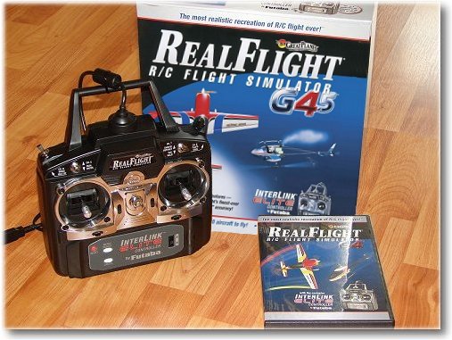 The RealFlight G4.5 RC flight simulator