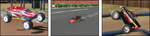 RealRace simulator car examples