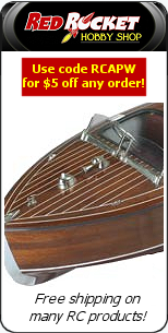Visit Red Rocket Hobbies online, use code RCAPW for $5 off any order Visit Red Rocket Hobbies