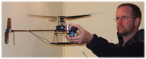 Checking the rotor blade tracking is an important and sometimes overlooked part of rc helicopter set-up Checking the rotor blade tracking