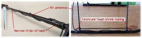 Re-route the rx antenna for better signal reception The new route of the rx antenna