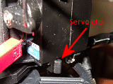 The servo securing clip