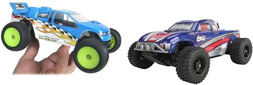 1:18 and 1:36 scale rc trucks
