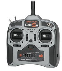 The Spektrum DX5e tx, suitable for the Sukhoi