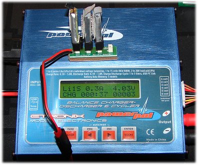 The Ultra-Micro battery adapter in use