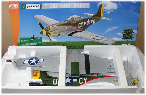 The P-51D BL BNF in the box