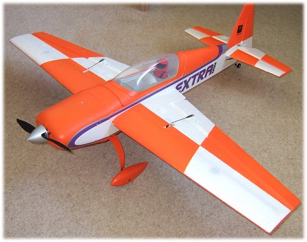 The Extra 300 with inverted wings & tail