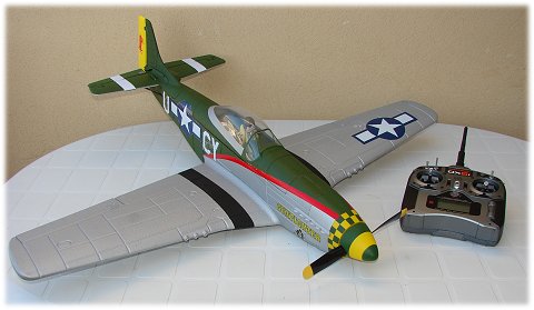 The ParkZone P-51D BL BNF Mustang