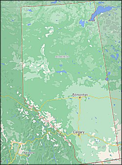 Click to open Google Map of Alberta