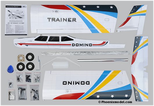 An ARF rc airplane as purchased