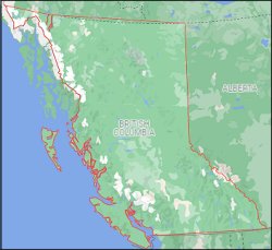 Click to open Google Map of British Columbia