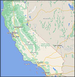 Click to open Google Map of California