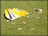 RC plane crashes