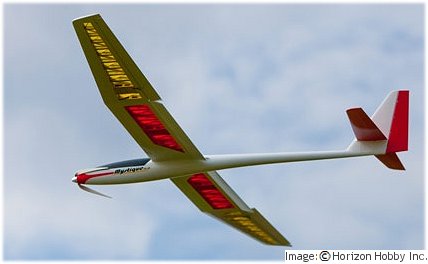 E-flite Mystique RC powered glider