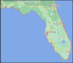 Click to open Google Map of Florida