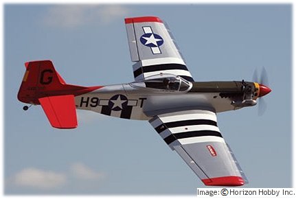 Hanger 9 PTS Mustang rc warbird