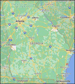Google Map of Georgia